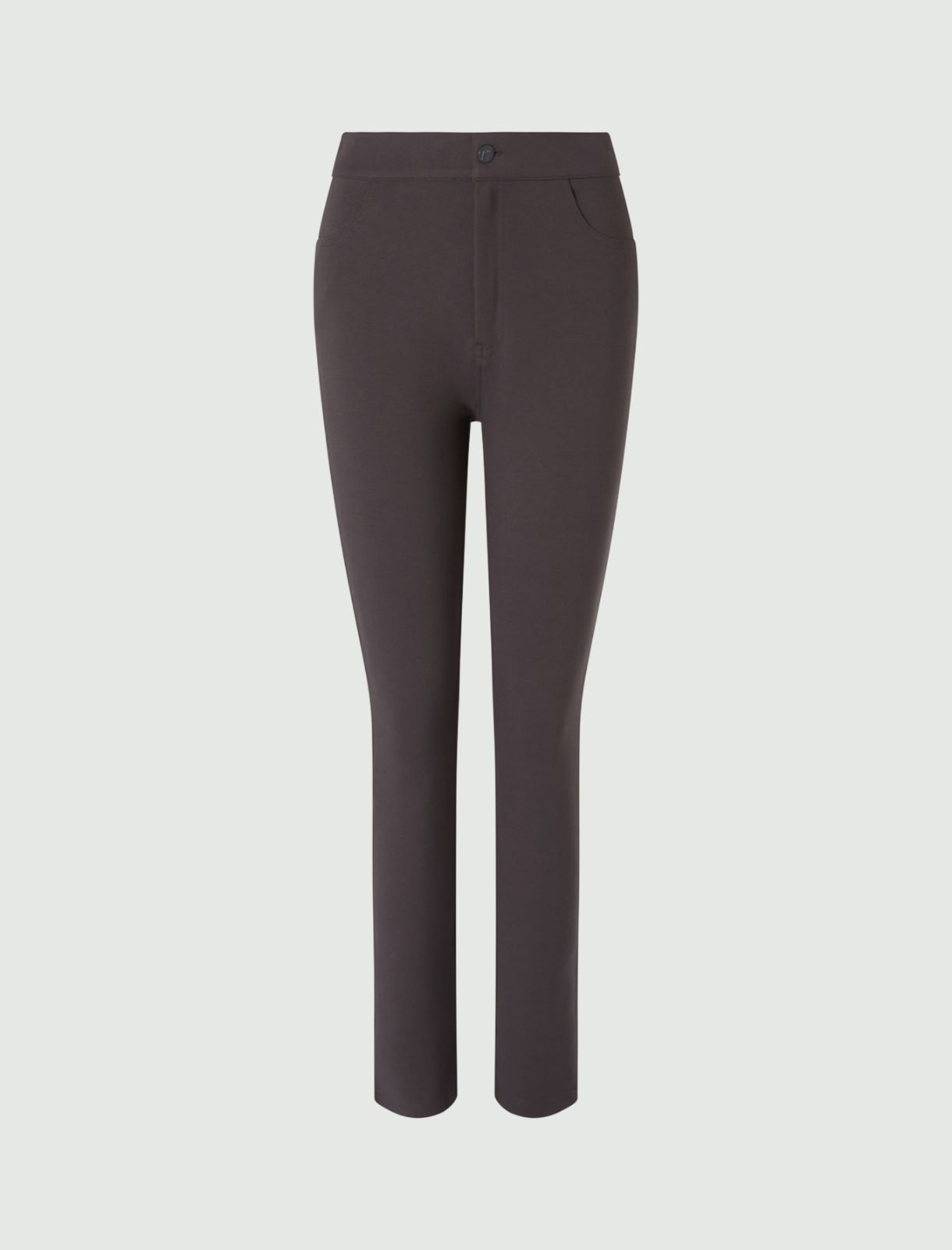 High-waisted trousers - Dark grey - Marella - 5