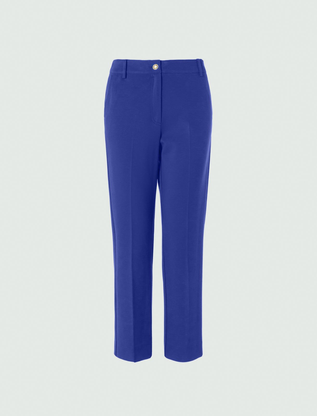 Jersey trousers - Cornflower blue - Marina Rinaldi - 5