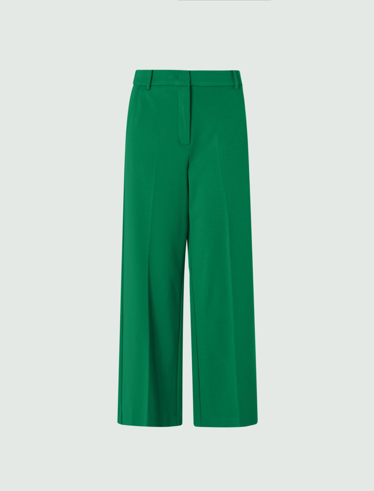 Jacquard trousers - Green - Marella