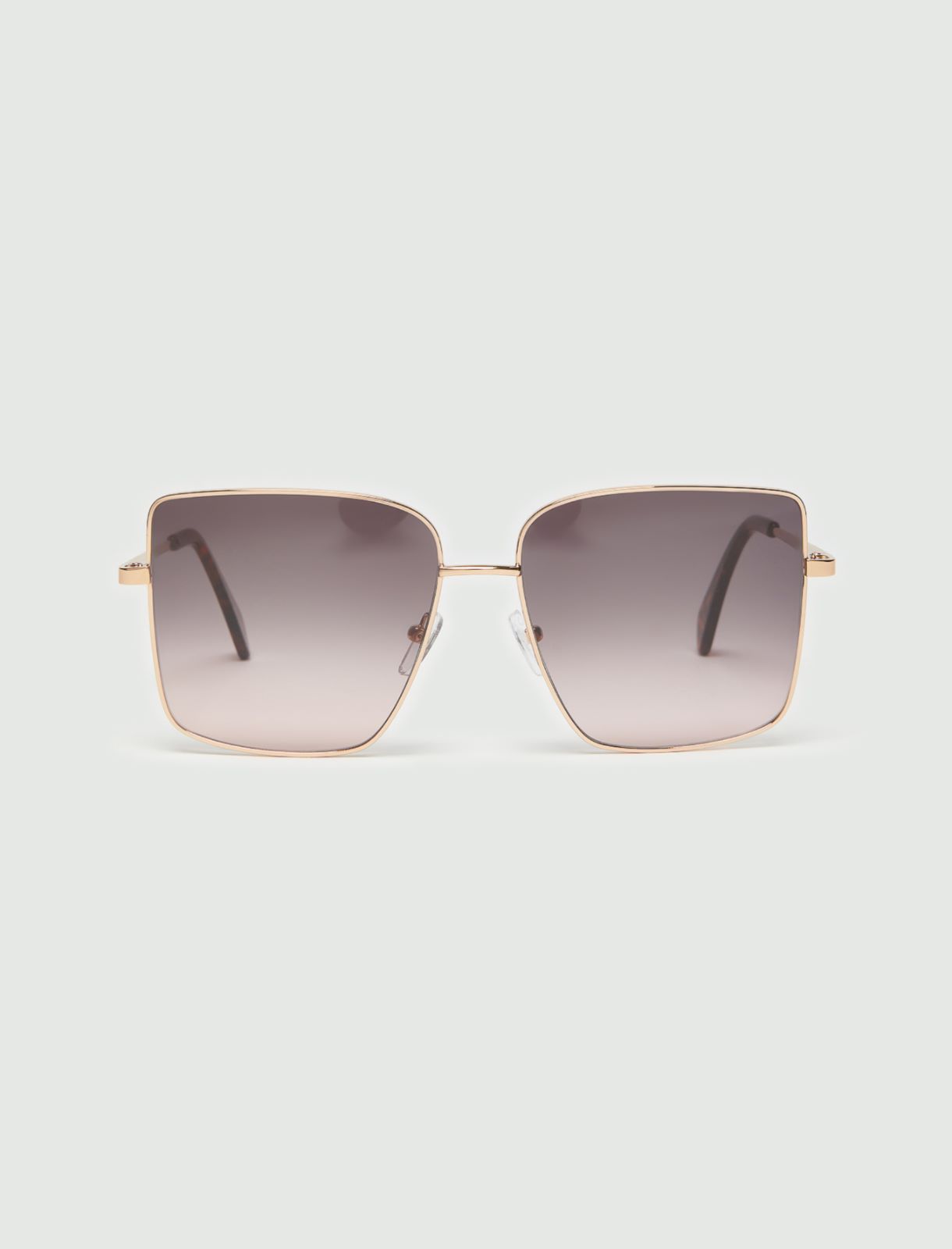 Sonnenbrille aus Metall - Terrakotta - Marella