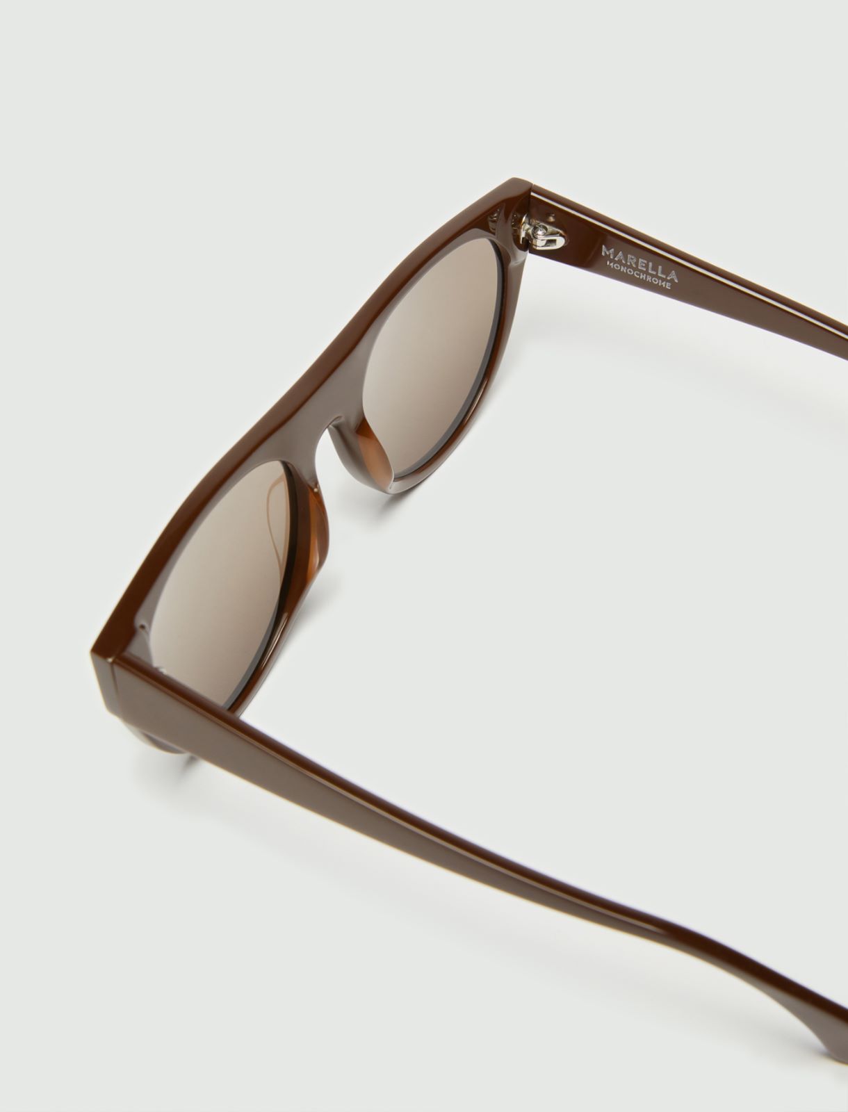 Square sunglasses, dark brown | Marella Square sunglasses - Dark brown - Marella - 3