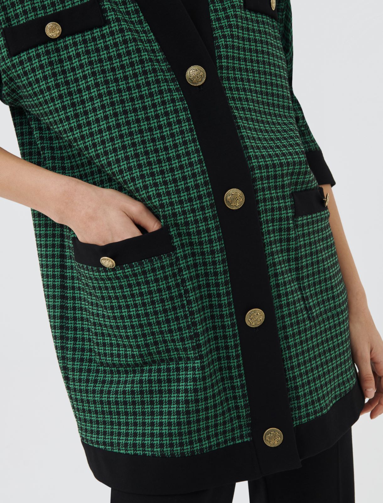 Jersey jacket - Green - Marina Rinaldi - 4
