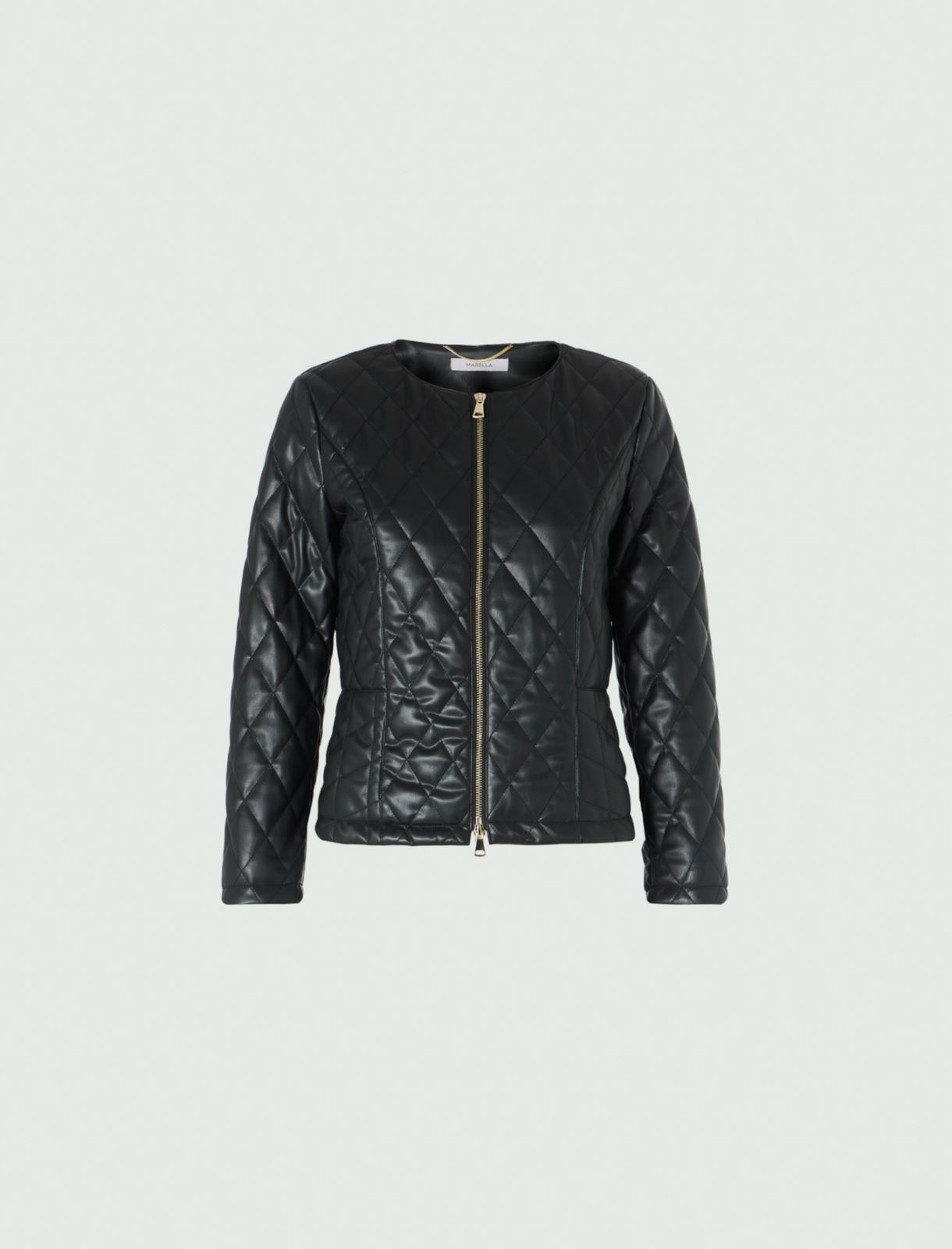 Coated jacket - Black - Marina Rinaldi - 5