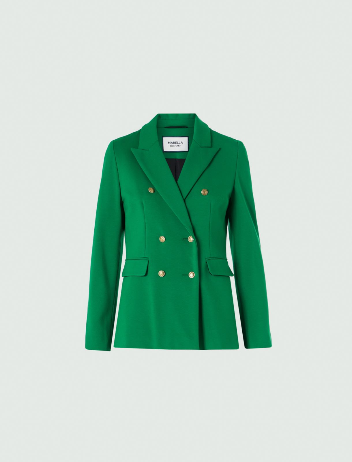Double-breasted blazer - Green - Marina Rinaldi