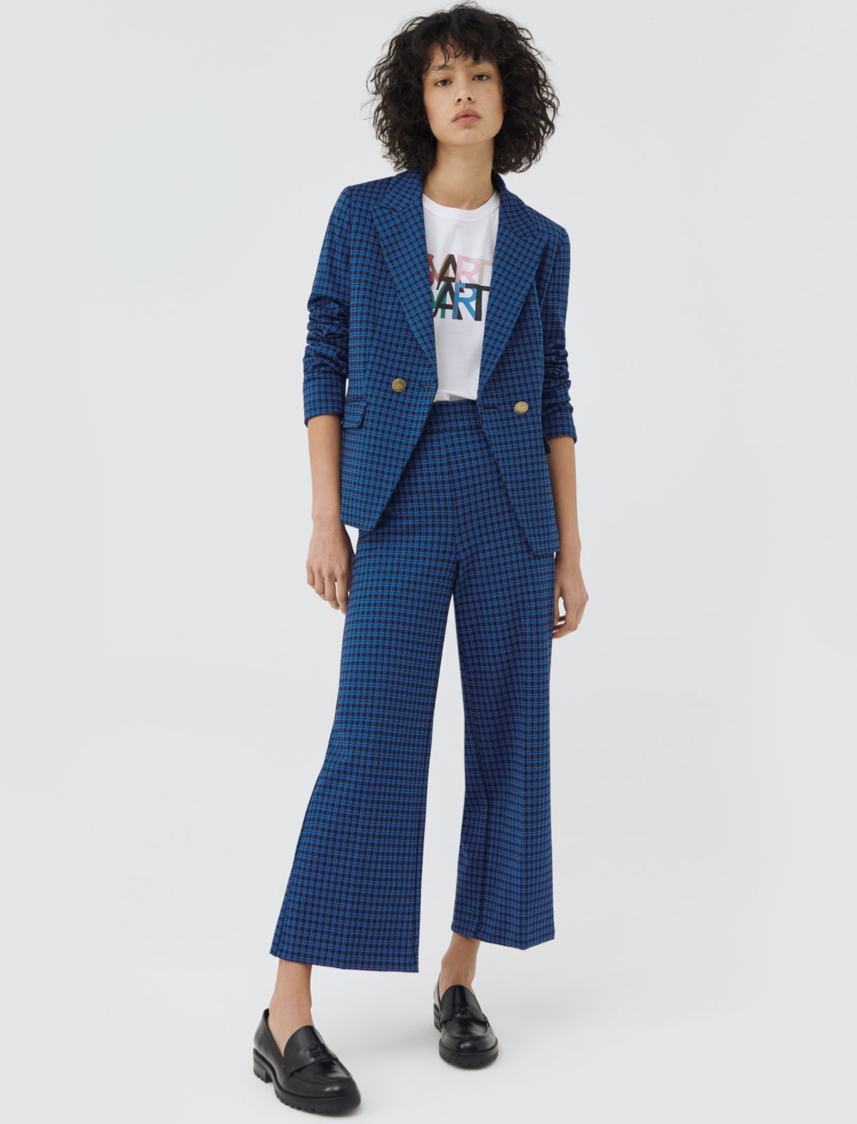 Slim-fitting blazer - Cornflower blue - Marina Rinaldi
