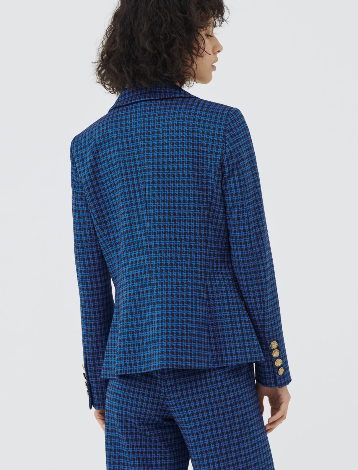 Slim-fitting blazer - Cornflower blue - Marina Rinaldi - 2
