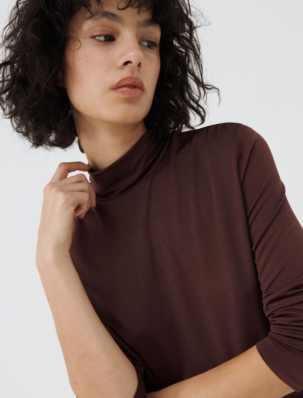 Slim-fitting T-shirt - Brown - Marina Rinaldi - 4
