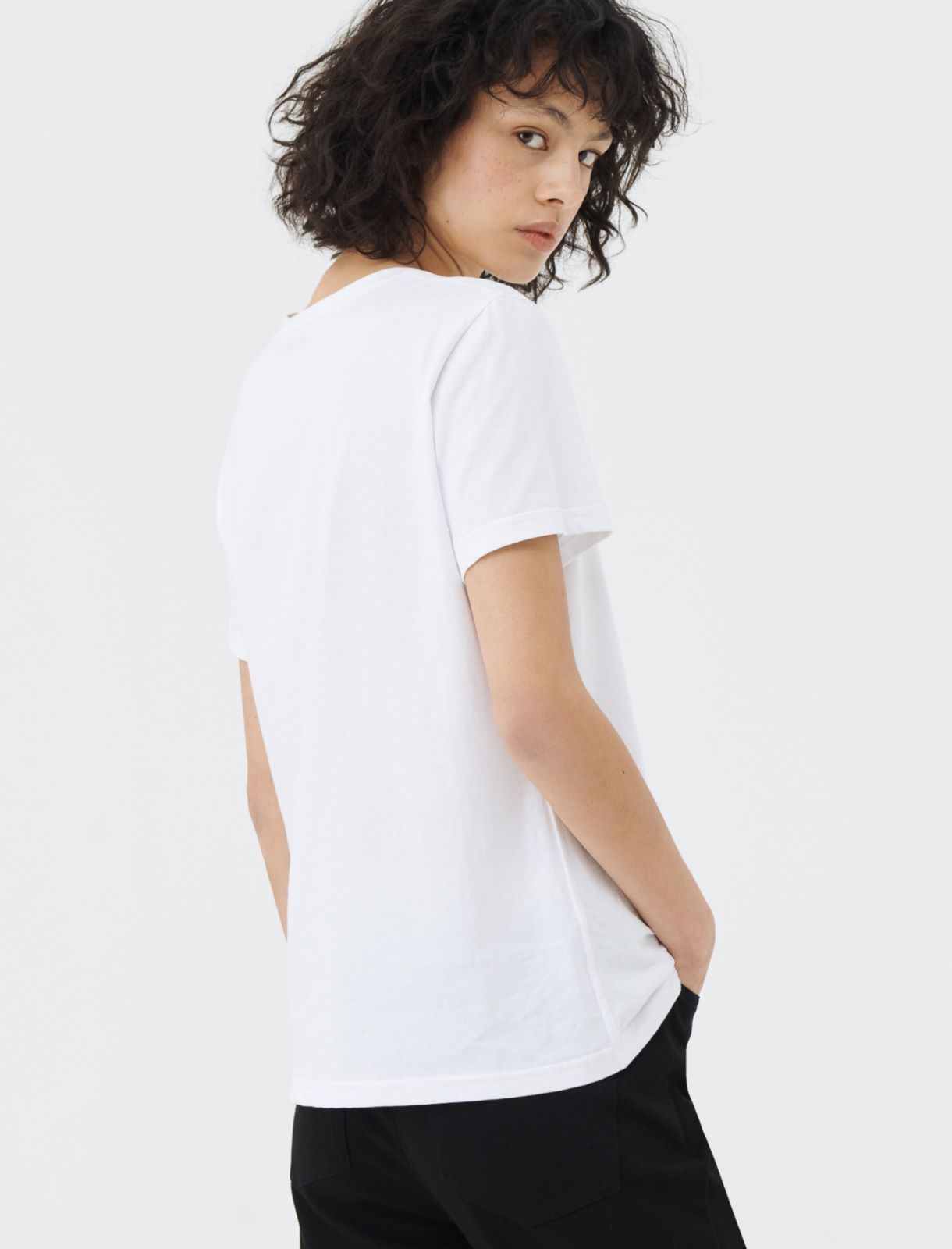 Printed T-shirt, optical white | Marella Printed T-shirt - Optical white - Marina Rinaldi - 2