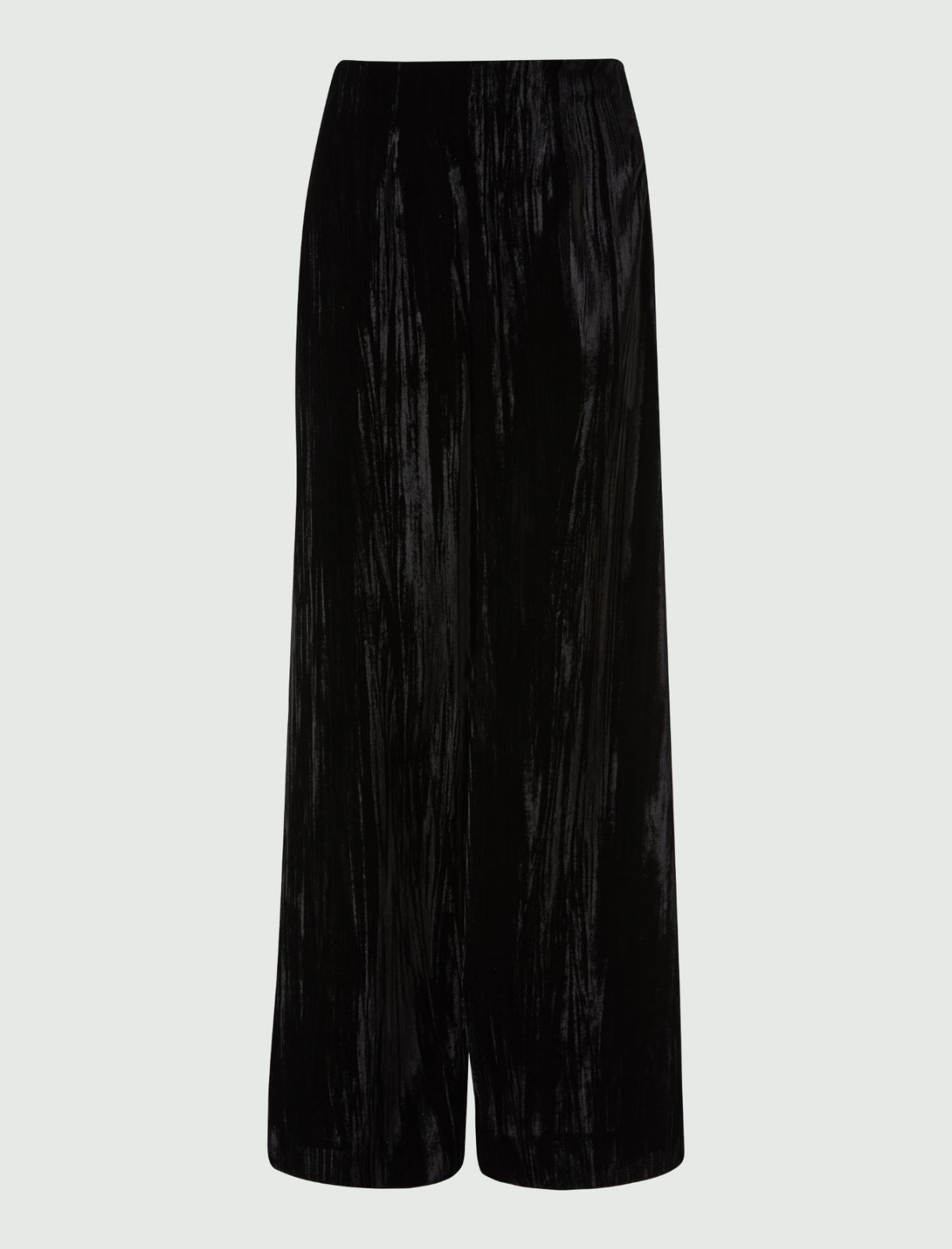 Velvet trousers - Black - Persona