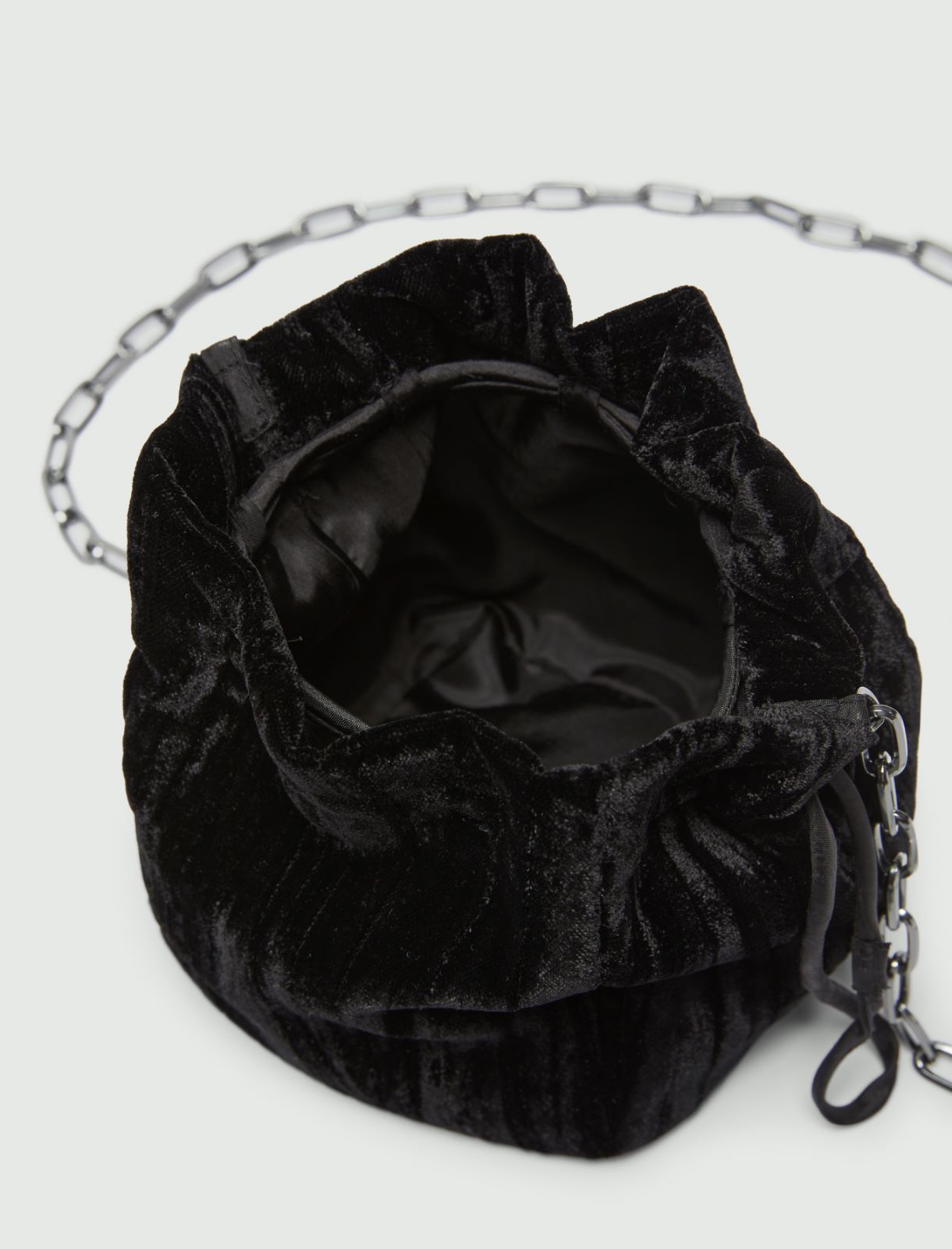 Velvet bag - Black - Marina Rinaldi - 3