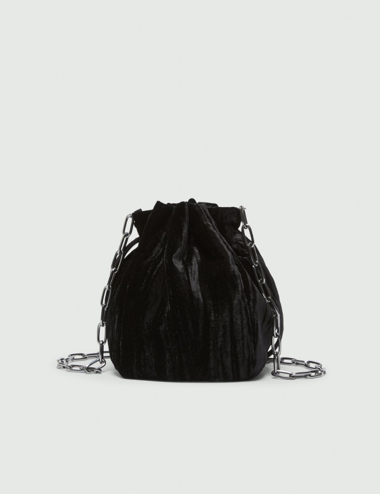 Velvet bag - Black - Emme 