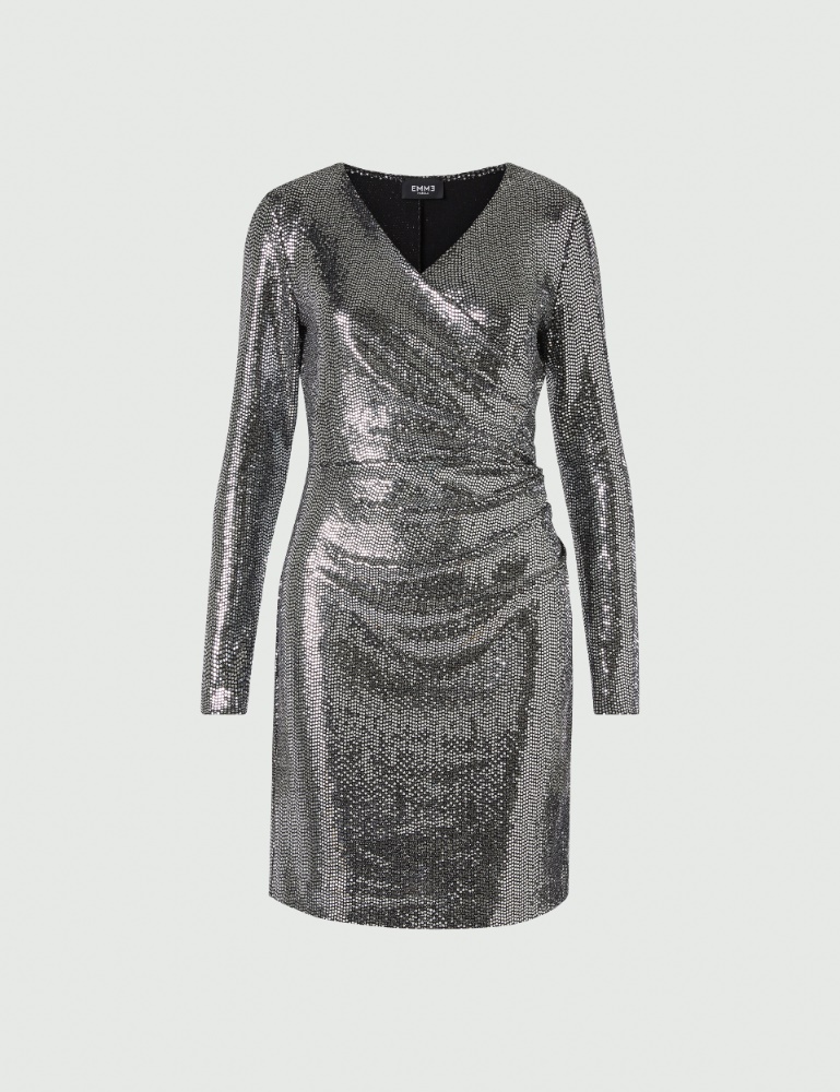 Jersey dress - Silver - Emme  - 2