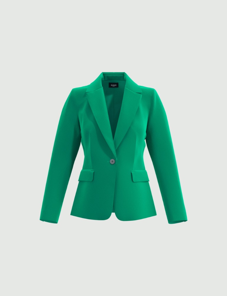 Velvet blazer - Green - Emme  - 2