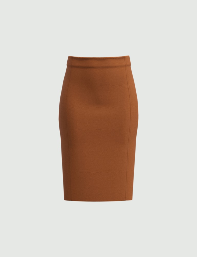 Pencil skirt - Terra cotta - Emme  - 2