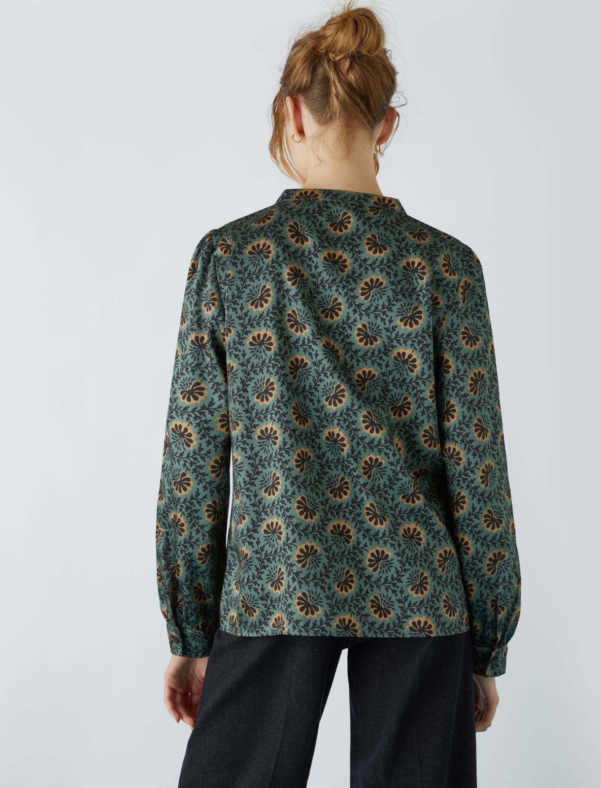 Patterned blouse - Topaz green - Marella - 2