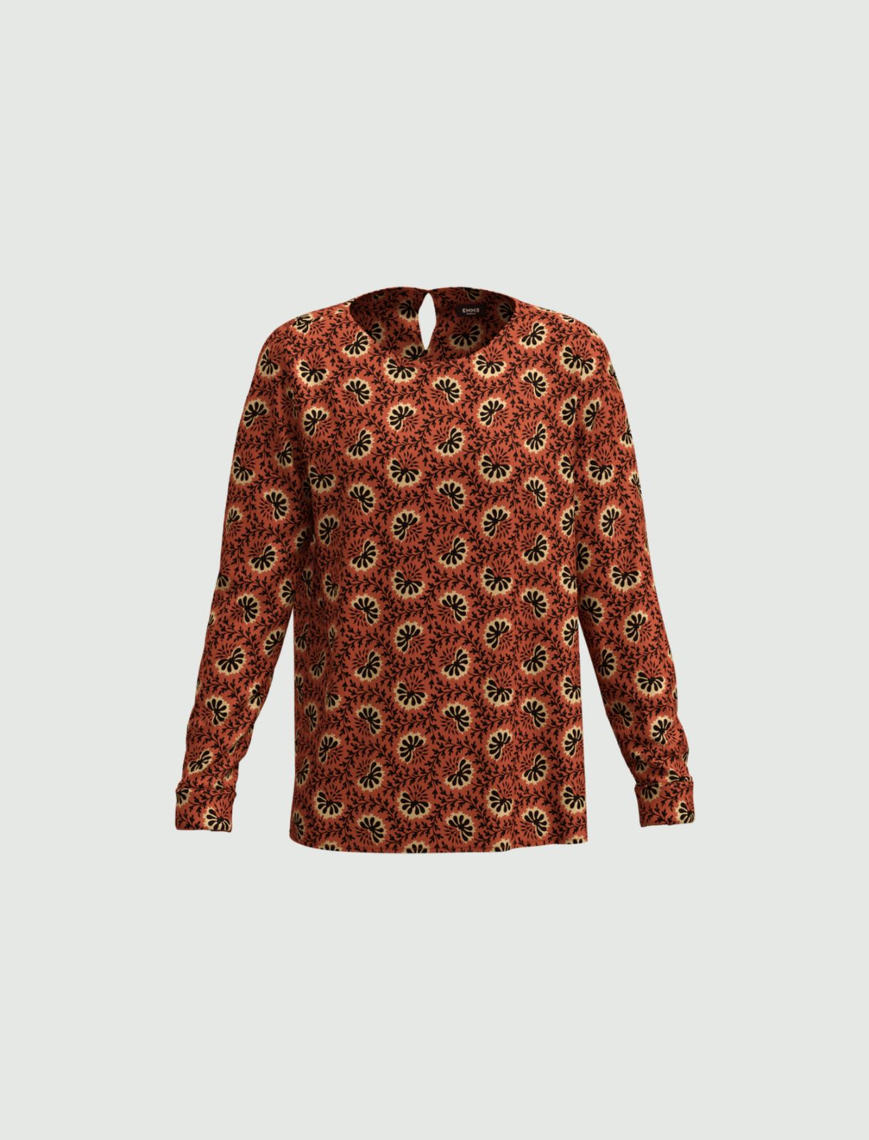 Twill blouse, rust | Marella