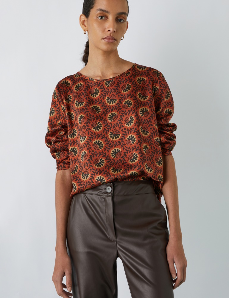 Twill blouse - Rust - Emme 