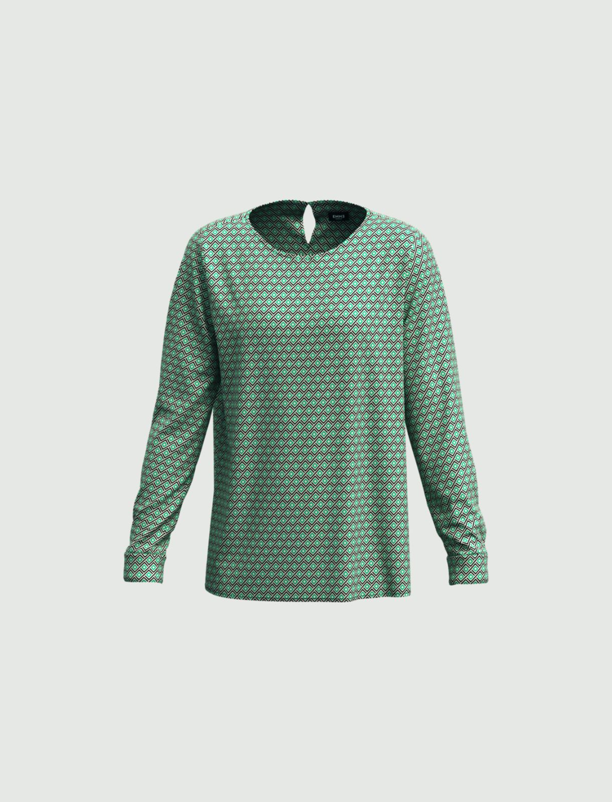 Twill blouse, apple green | Marella