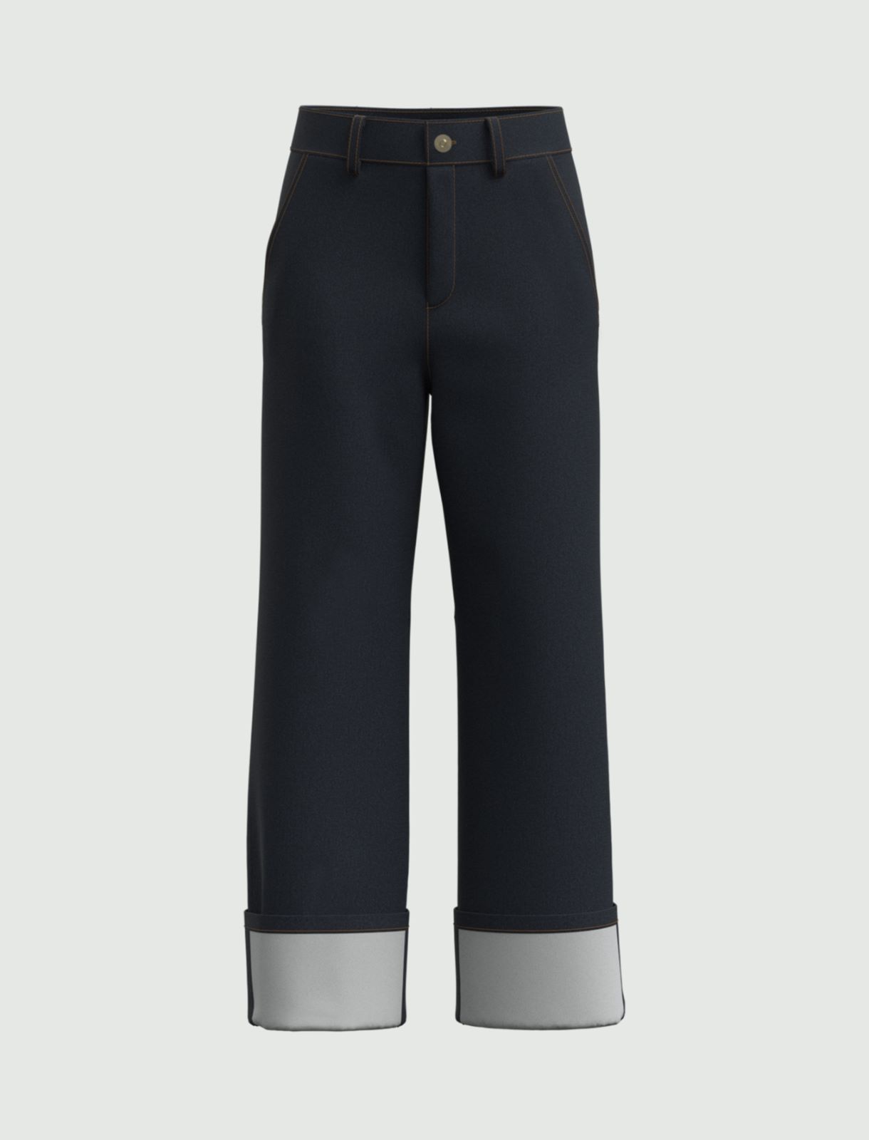 Straight trousers - Midnightblue - Emme 