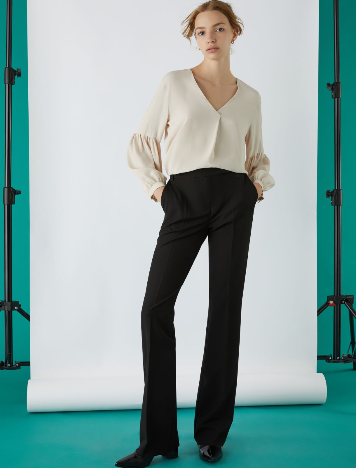 Flare-Hose, schwarz - Marella