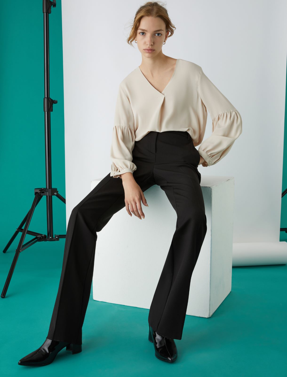 Flare-Hose, schwarz - Marella