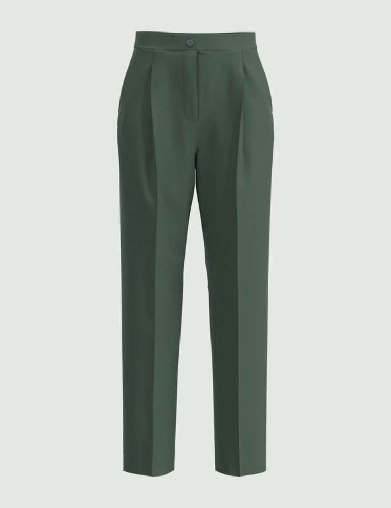Carrot-fit trousers - Sage - Emme  - 2