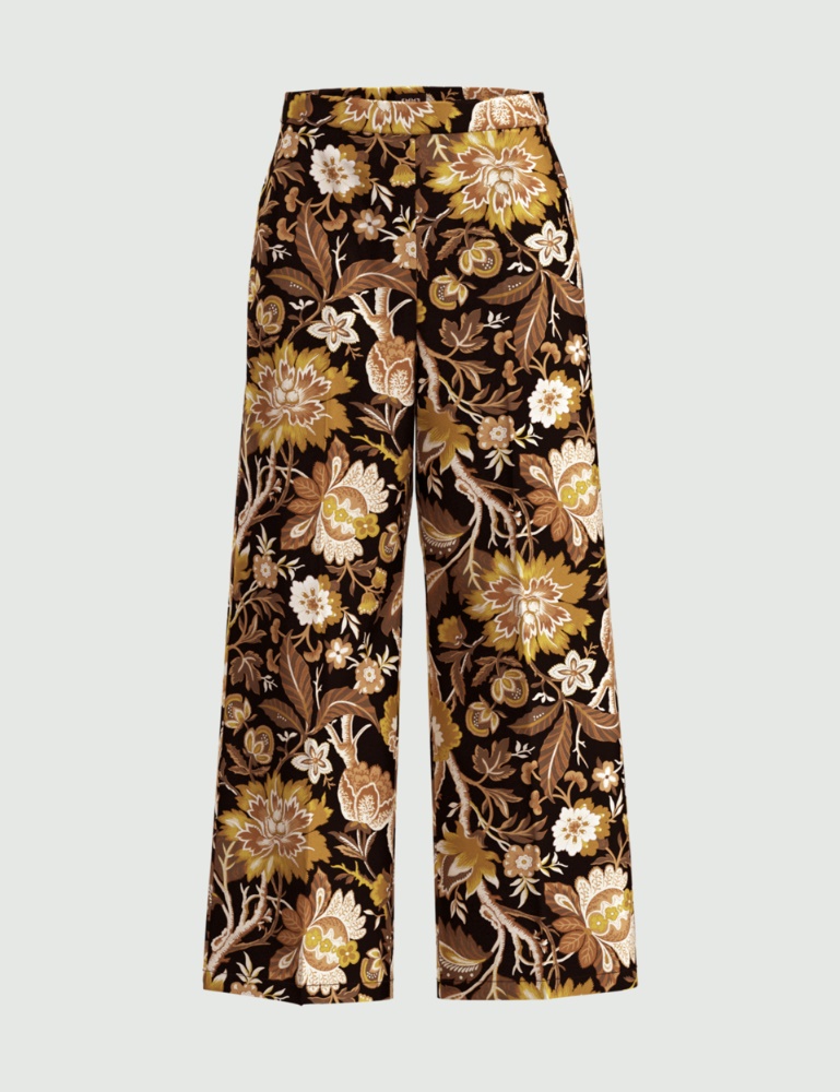 Patterned trousers - Black - Emme  - 2