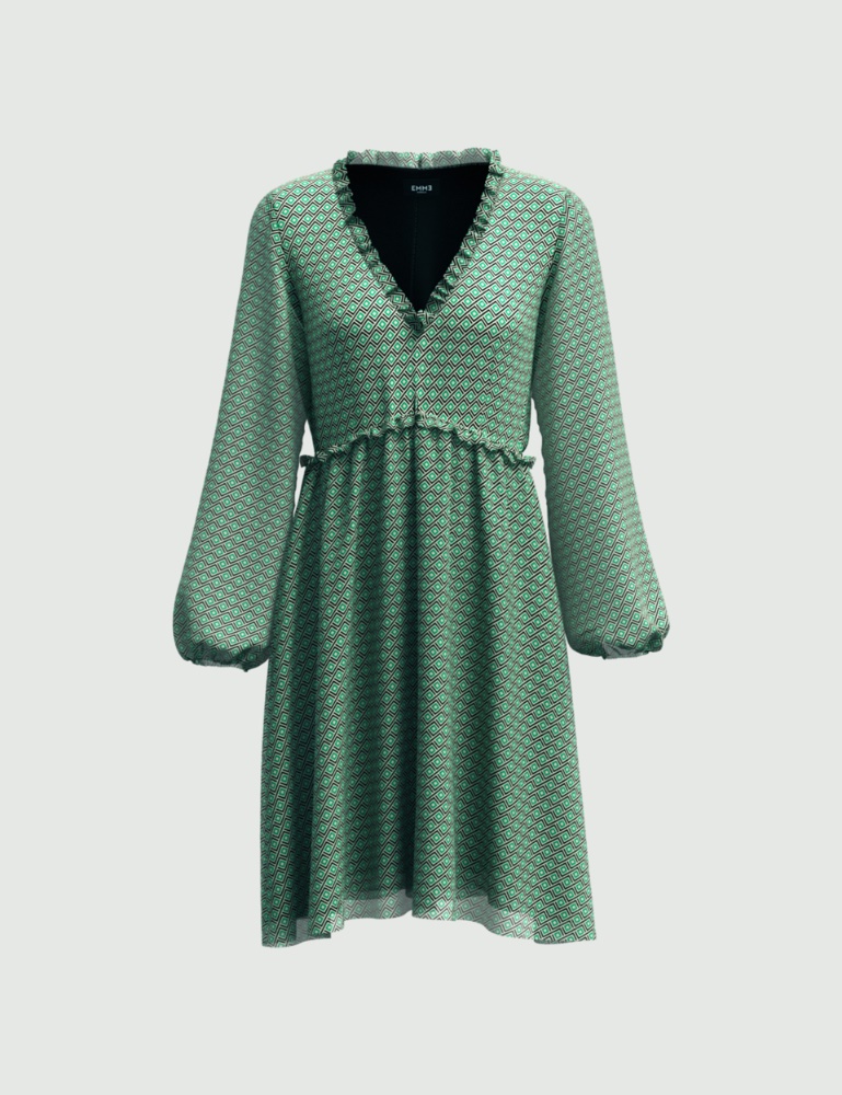Short dress - Apple green - Emme  - 2