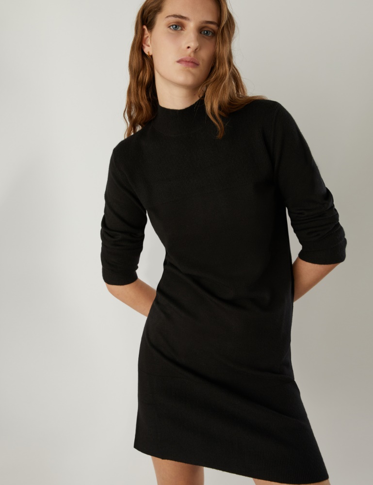 Knit dress - Black - Emme 