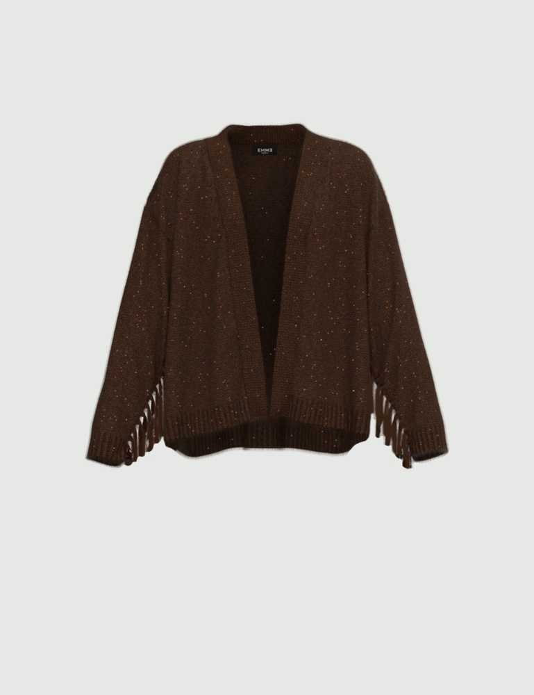 Mohair cardigan - Brown - Emme  - 2