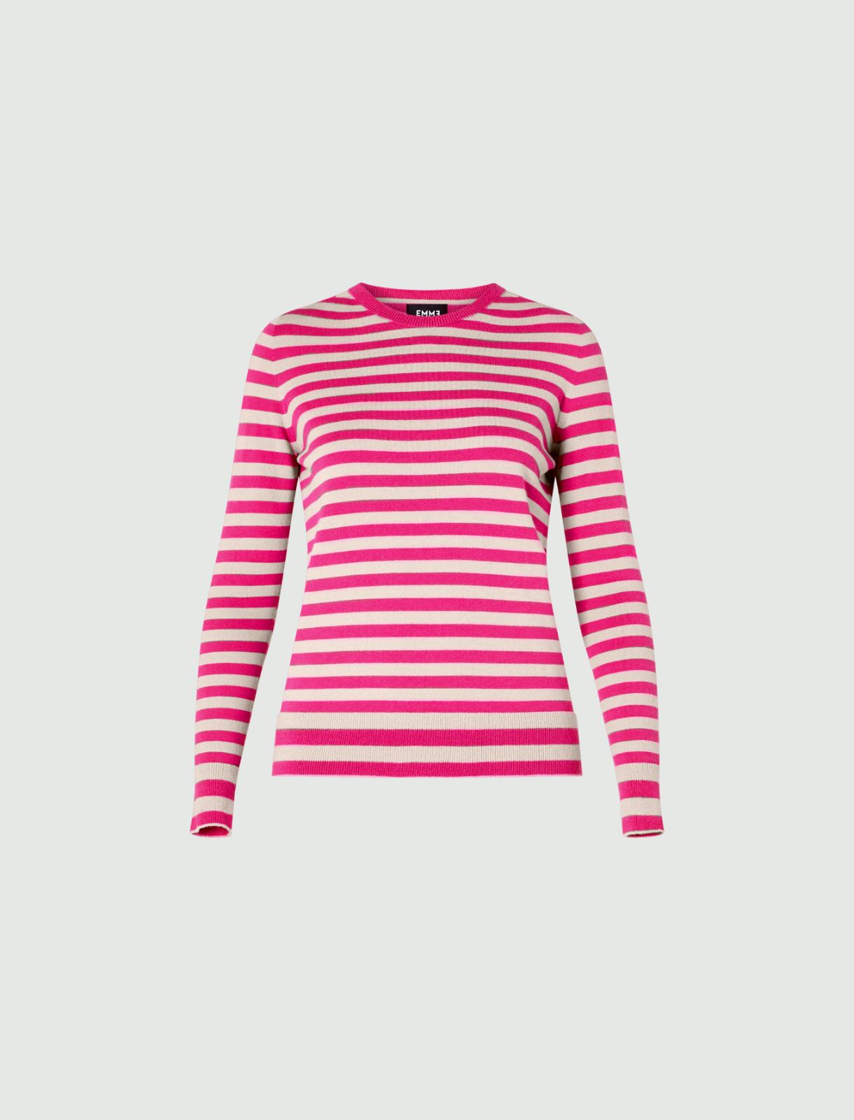 Striped sweater - Fuchsia - Marella - 4