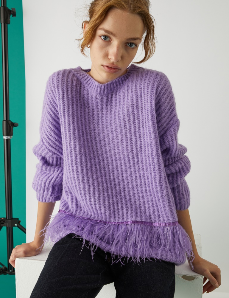 Oversized sweater - Lilac - Emme 