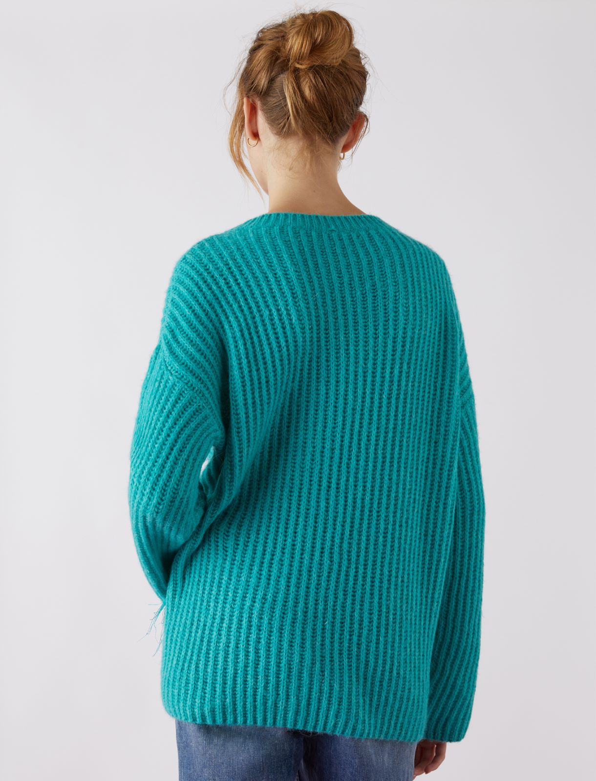 Oversized sweater - Water green - Marella - 2