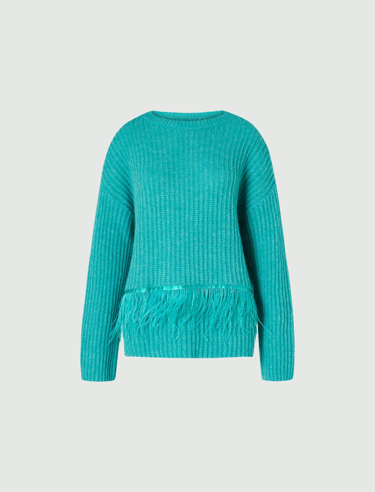 Oversized sweater - Water green - Marella - 4