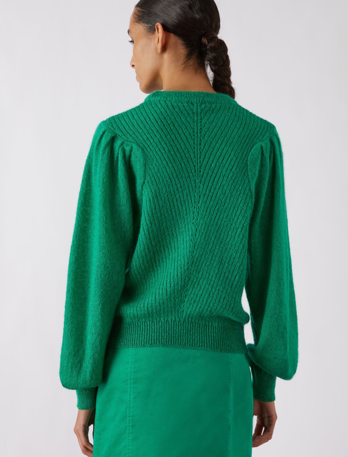 Mohair sweater, avocado | Marella Mohair sweater - Avocado - Marella - 2