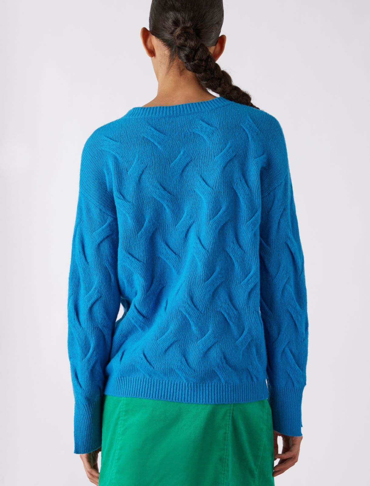 Merino wool sweater - Turquoise - Marella - 2