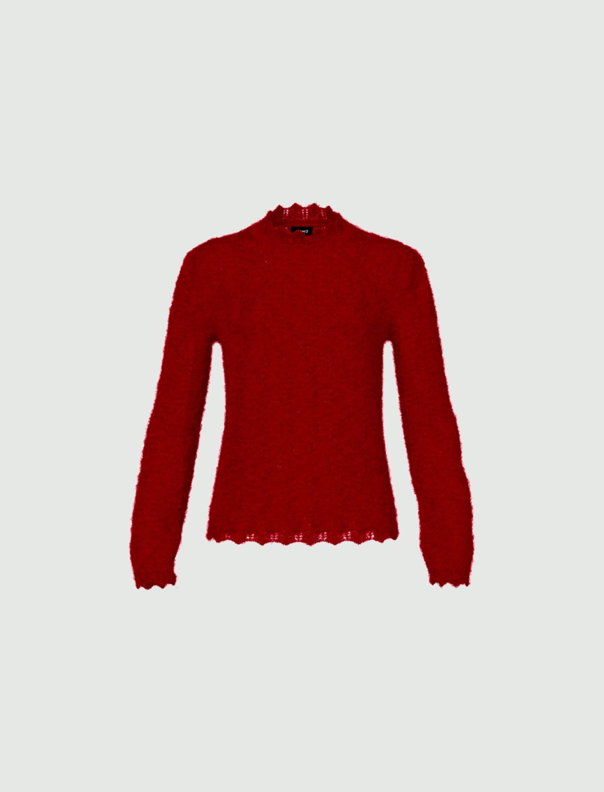 Patterned sweater - Strawberry - Marella - 4