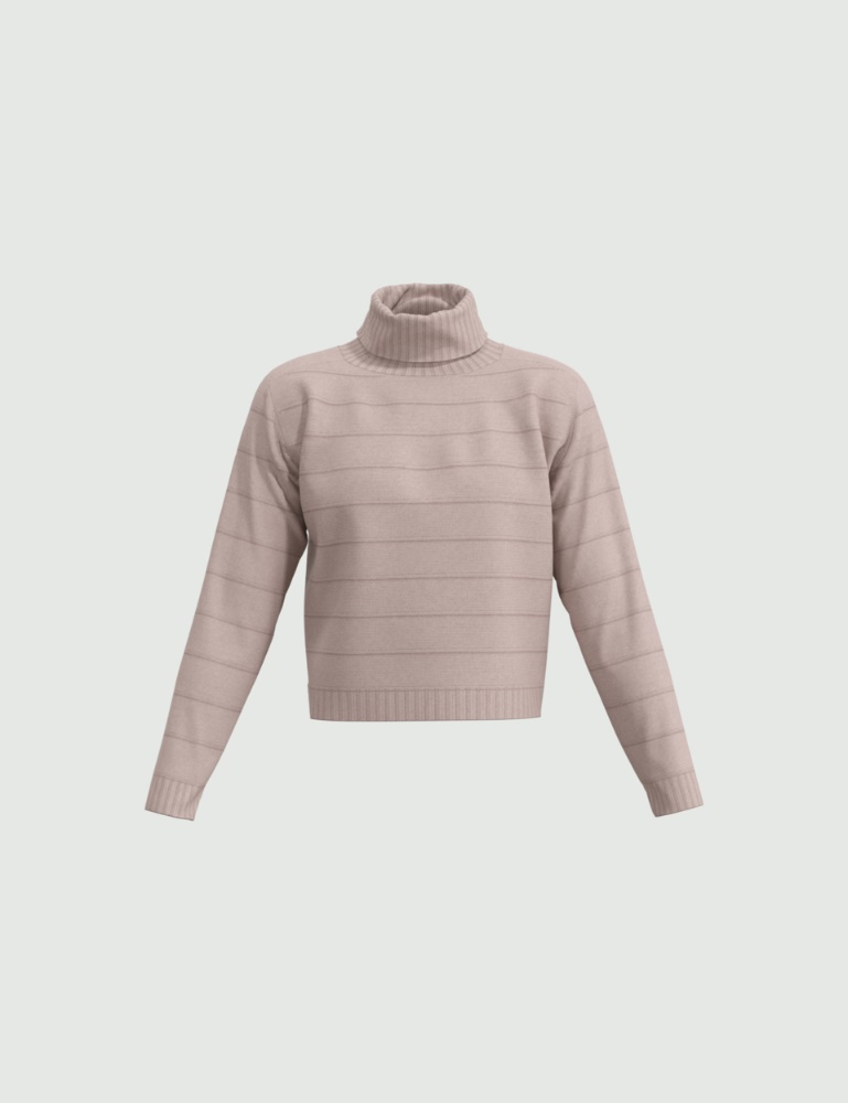 Striped sweater - Powder - Emme  - 2