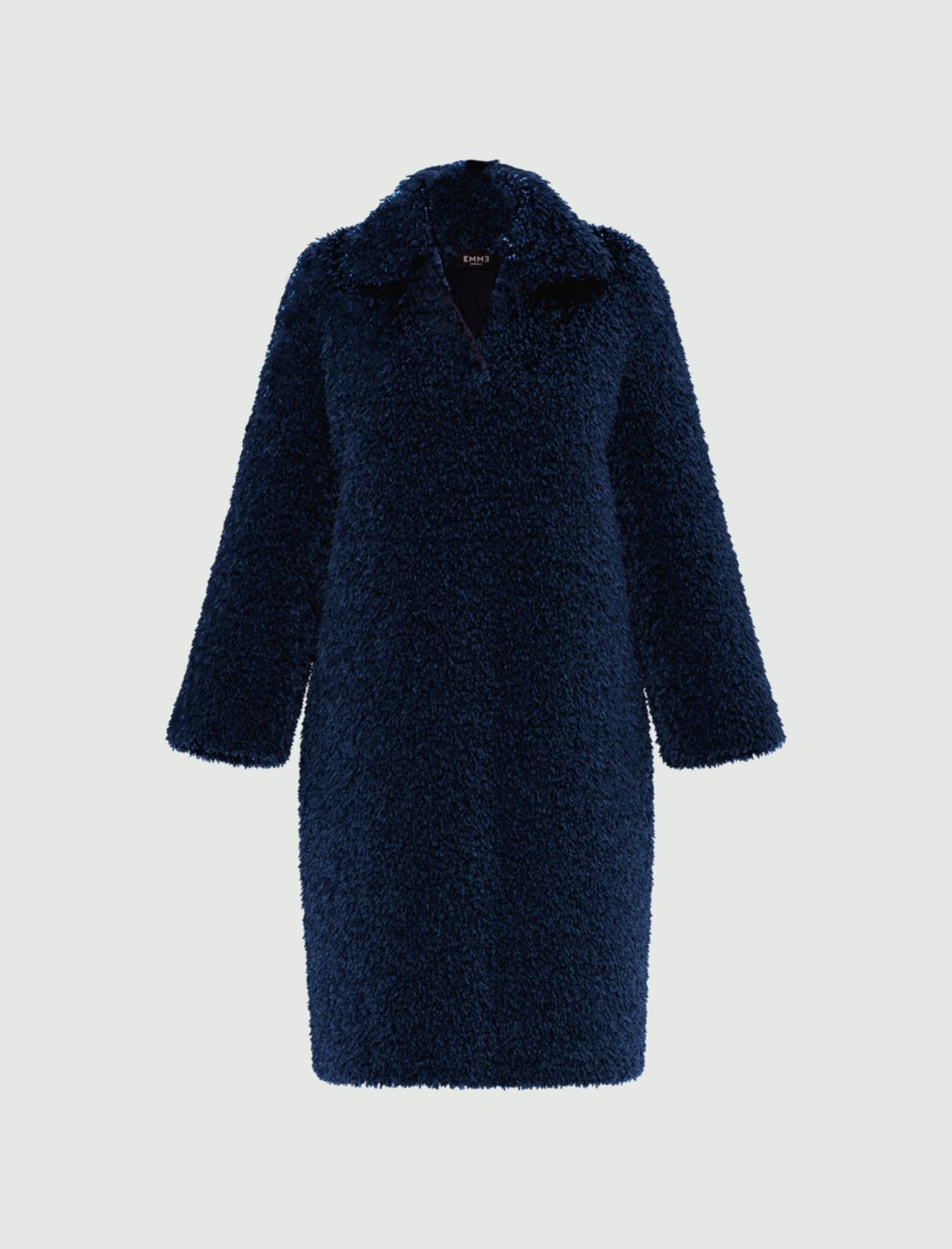 Manteau réversible - Bleu carbone - Marella - 5