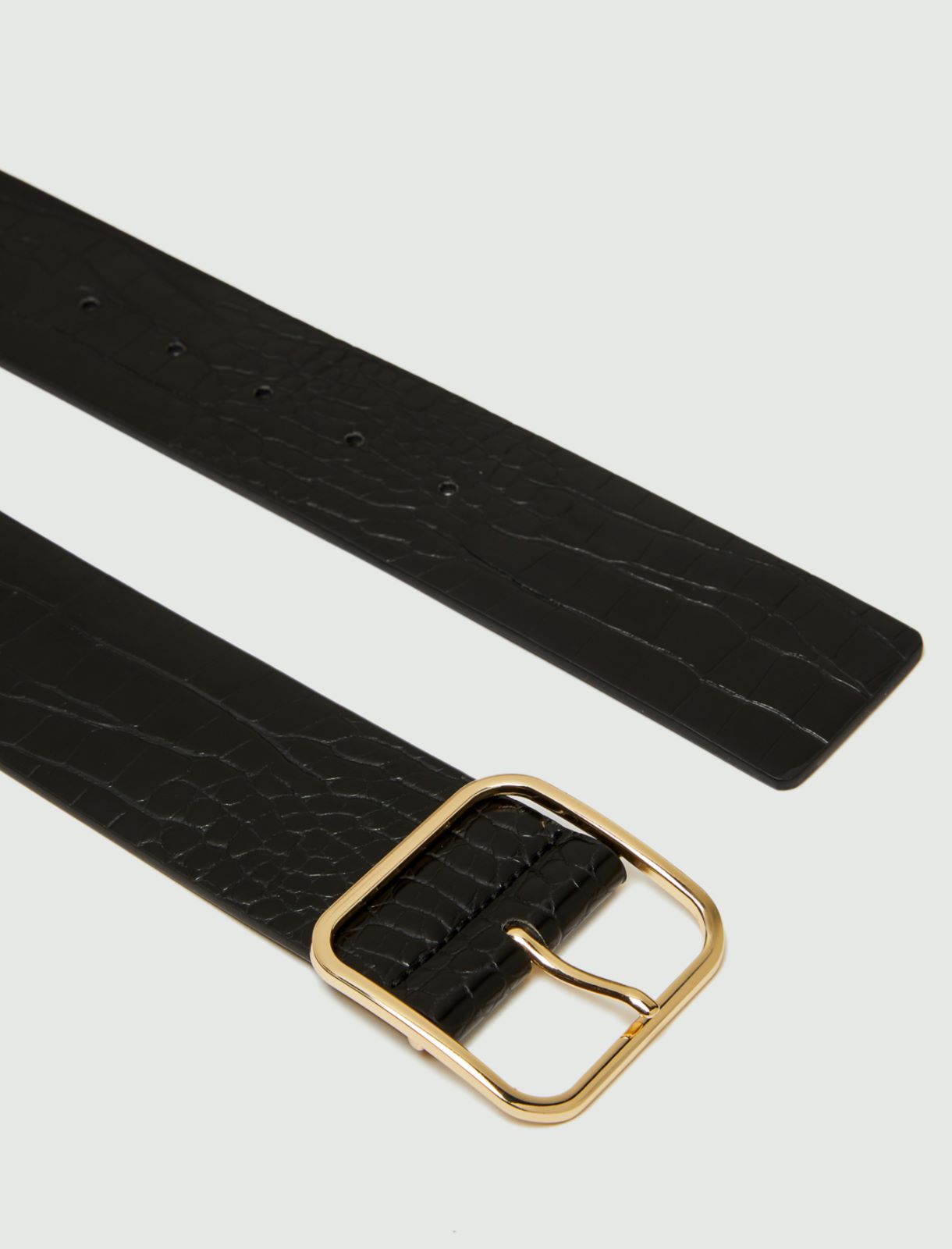 Buckle belt, black - Marella