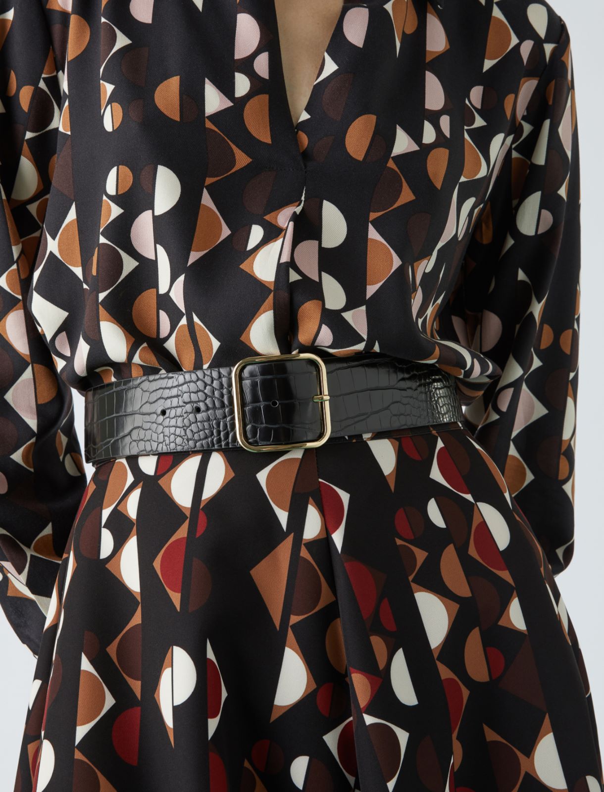 Buckle belt, black - Marella