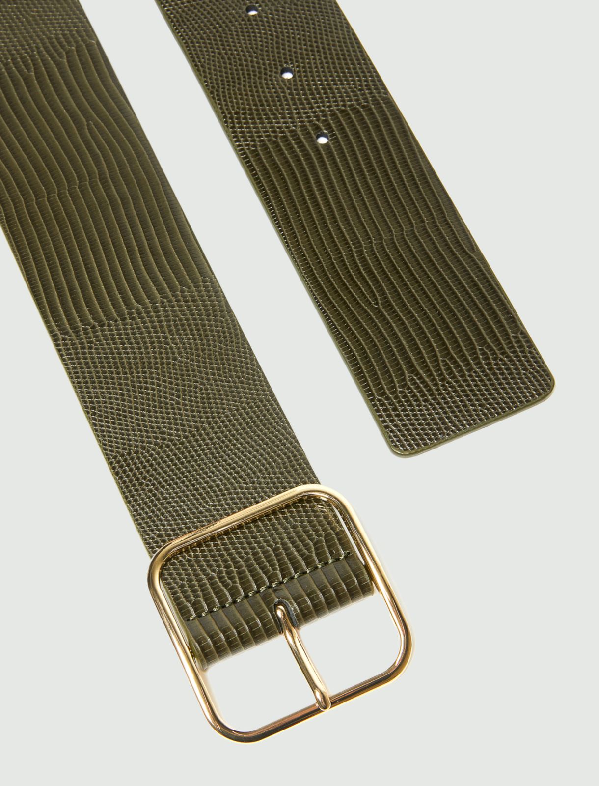 Buckle belt - Kaki - Marella - 2
