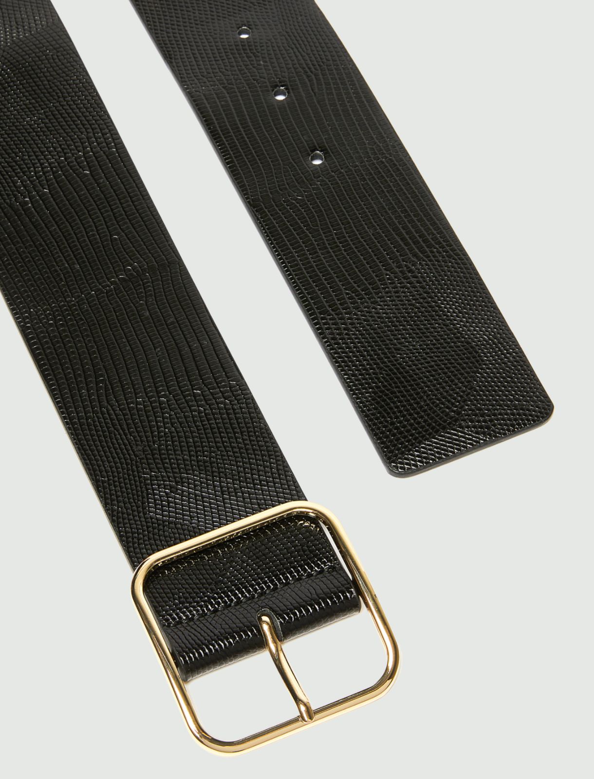 Buckle belt, black | Marella Buckle belt - Black - Marella - 2
