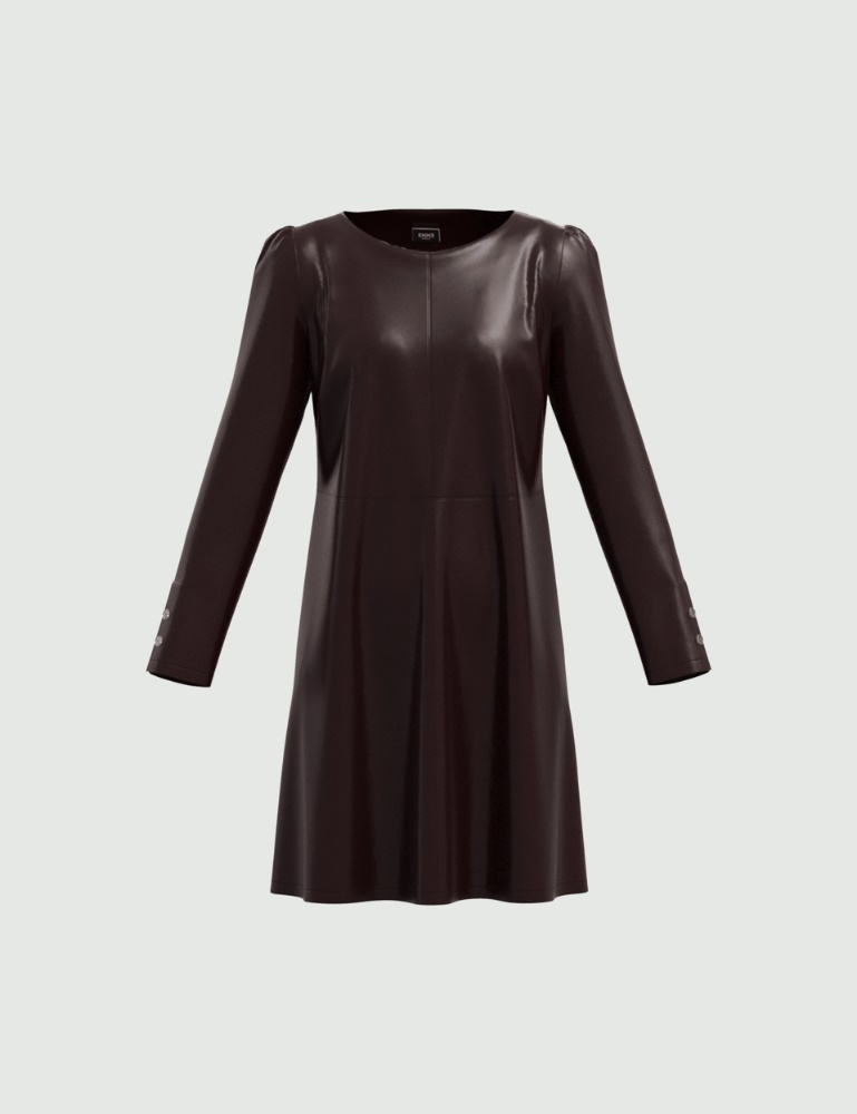 Fit-and-flare dress - Brown - Persona - 2