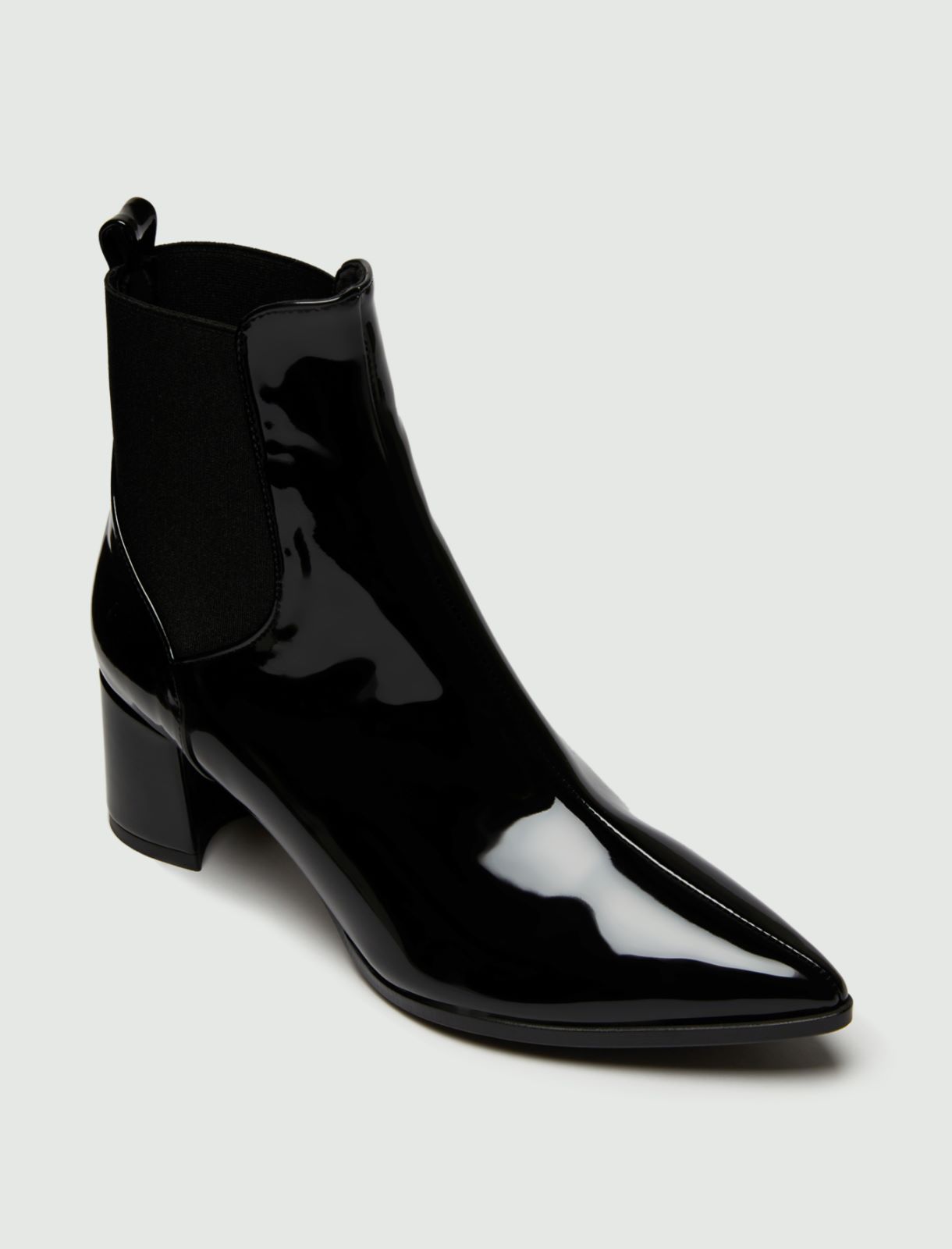 Patent leather ankle boots - Black - Marella - 3