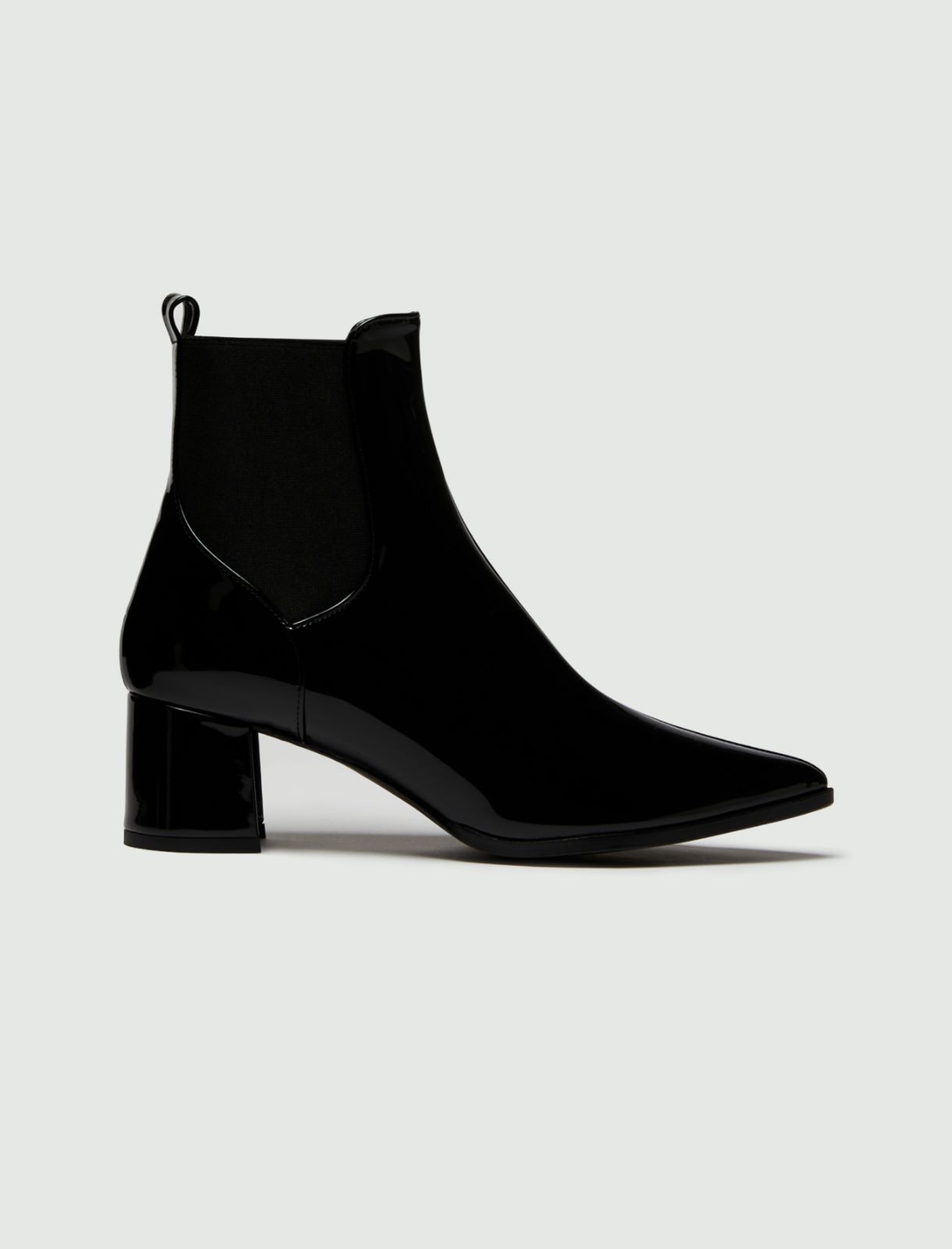 Patent leather ankle boots - Black - Marella