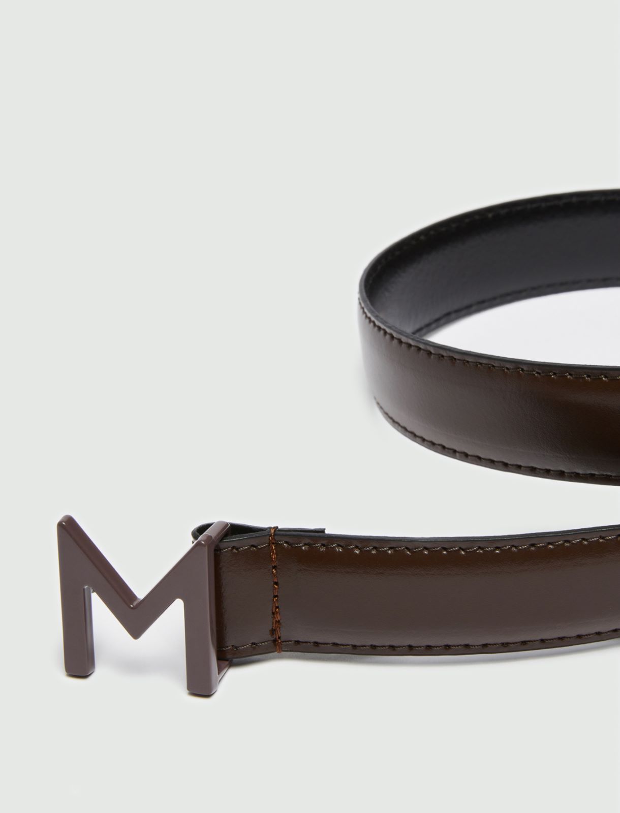 Leather belt - Brown - Marella - 2