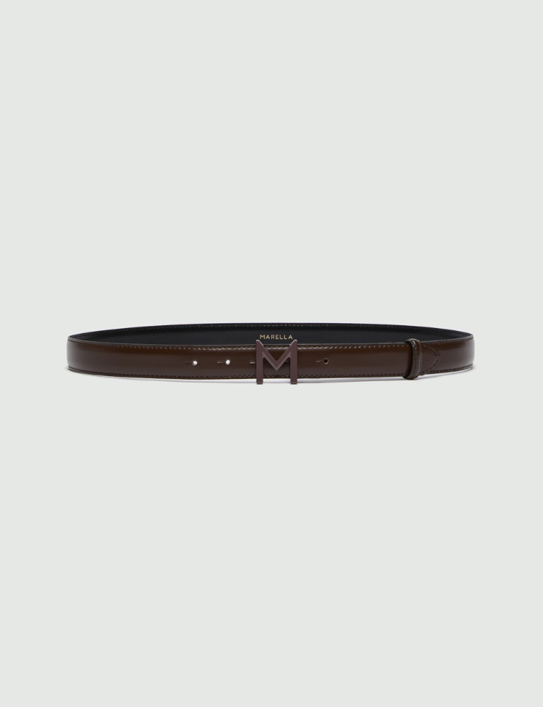 Leather belt - Brown - Marella