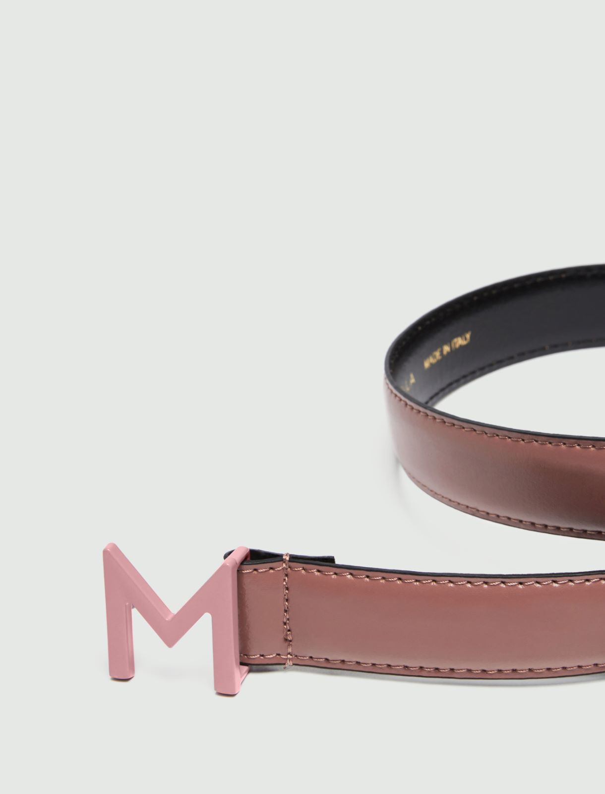 Leather belt - Pink - Marella - 2