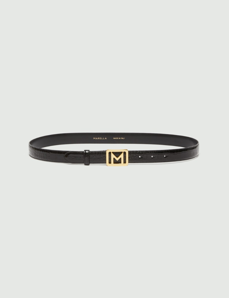 Belt with logo - Black - Marella